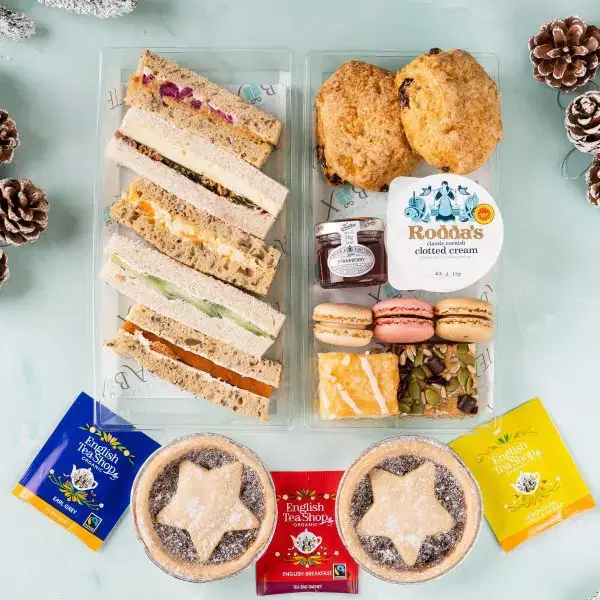 Festive Vegetarian Afternoon Tea