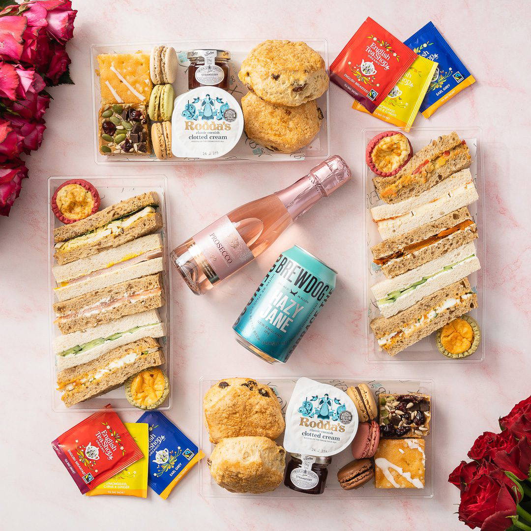 Prosecco and Beer Valentine’s Afternoon Tea for Two